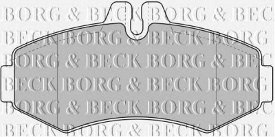 BORG & BECK bbp1664 -  Комплект тормозных колодок, дисковый тормоз